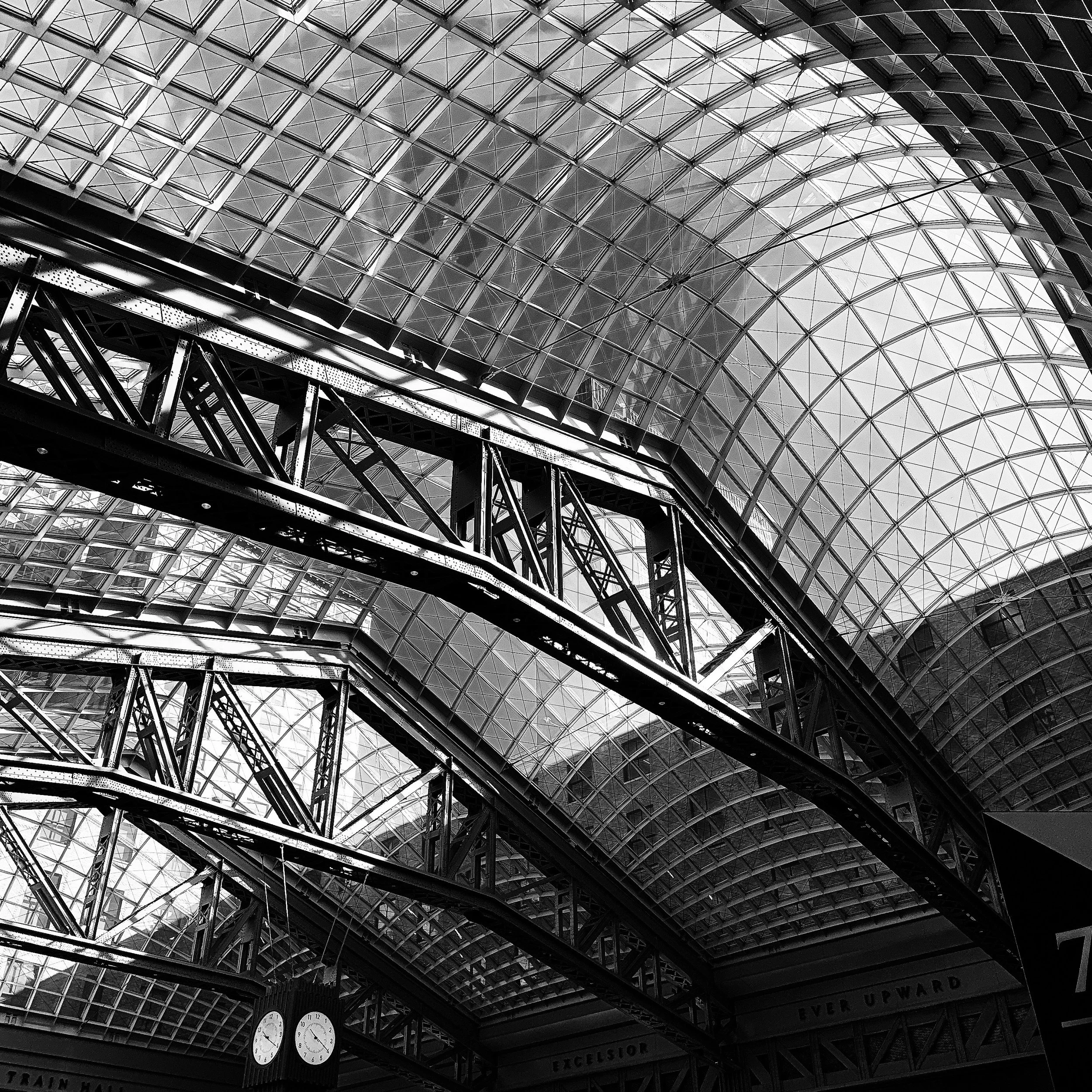 "Leaving the Station #2," Moynihan Hall at Penn Station, New York, New York