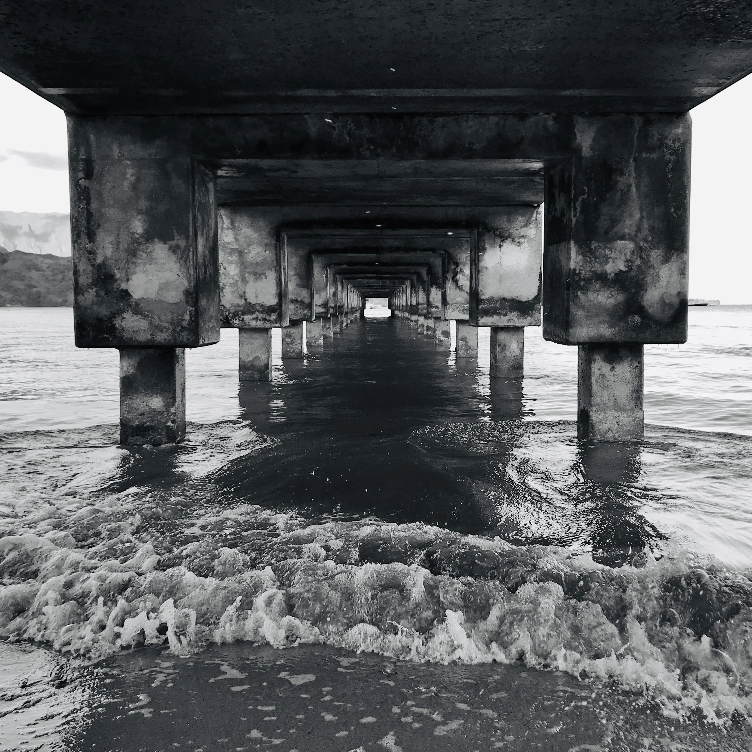 "Pier-ing In #2," Hanalei, Kauai, Hawaii