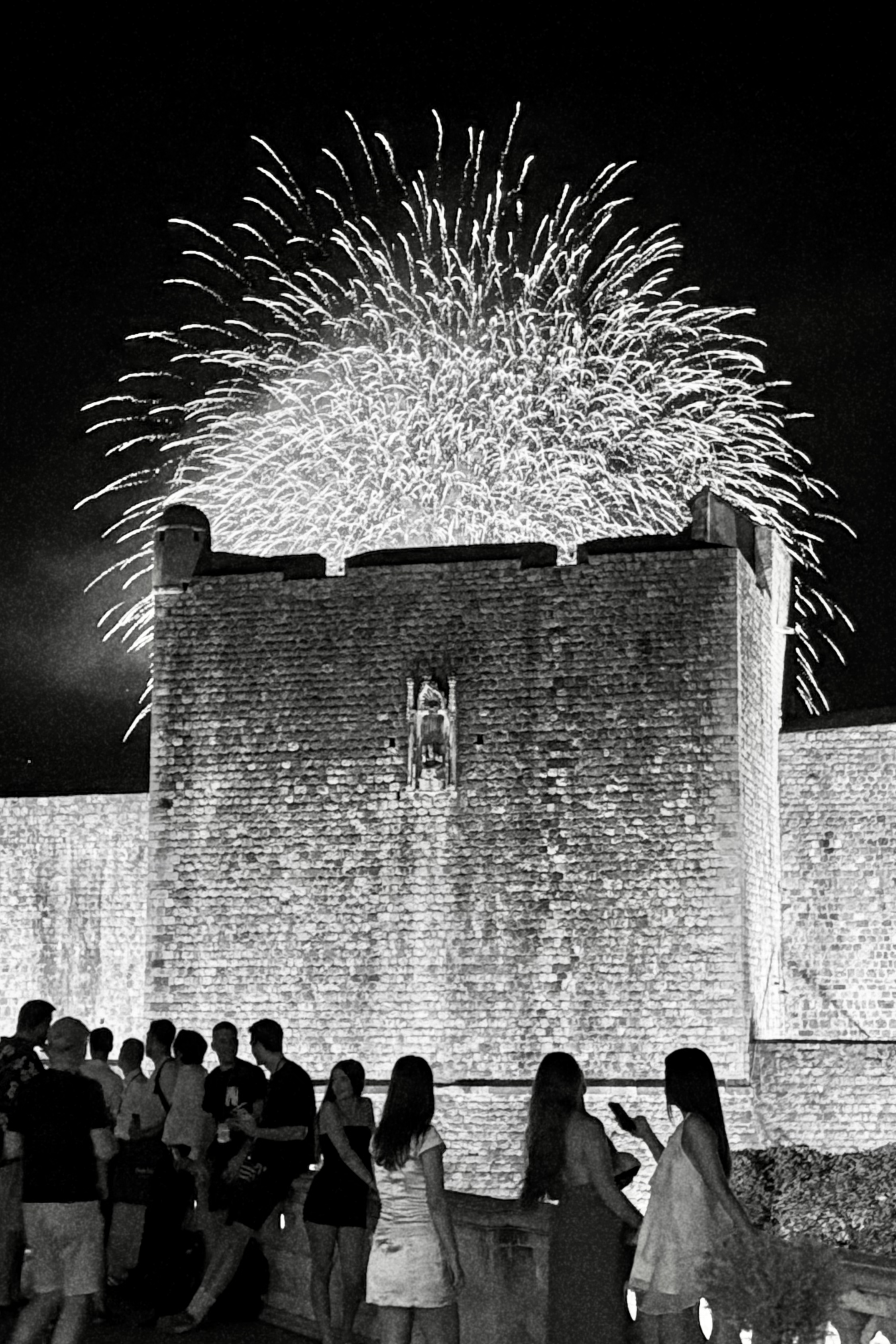 "Fireworks from Nautika Restaurant," Dubrovnik Old Town