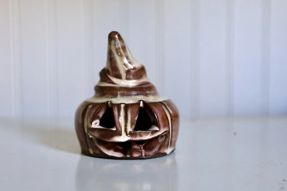 Rose Quartz Pumpkin Luminary — Small III