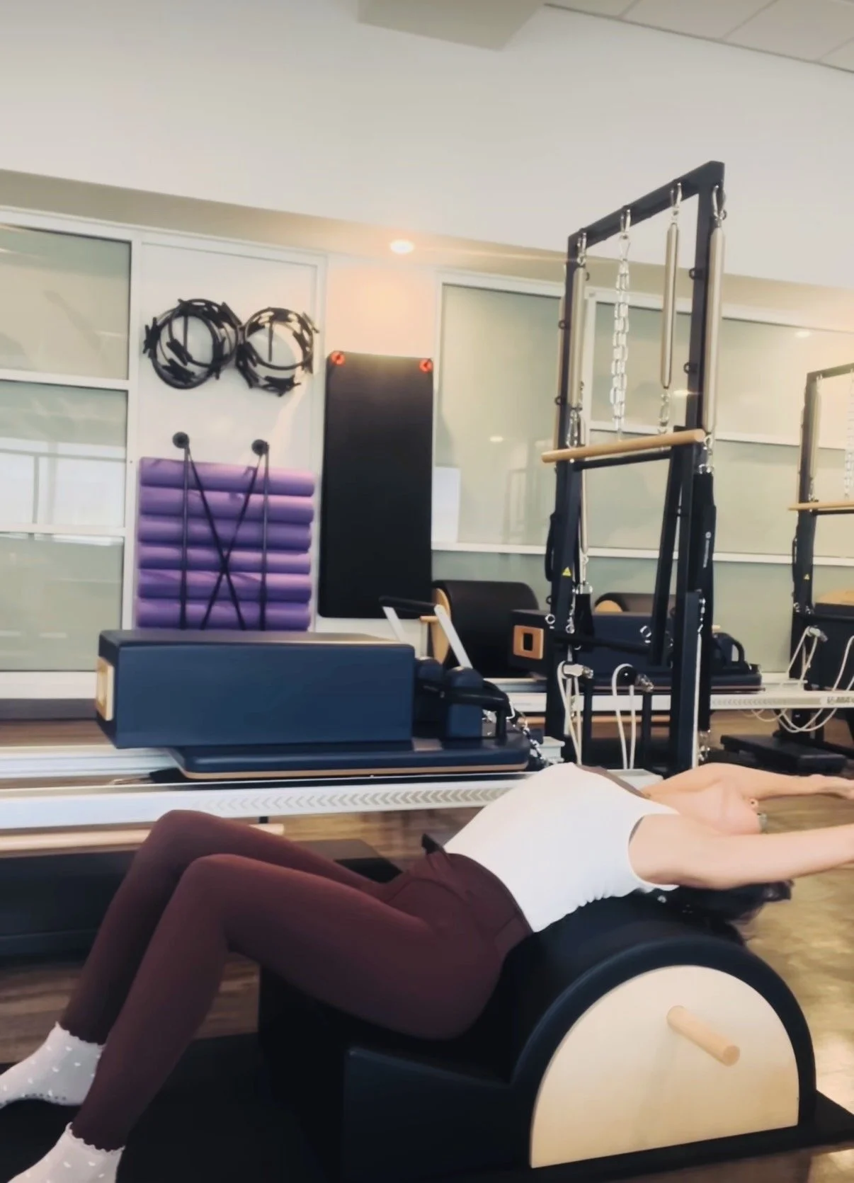 spine corrector routine at IS Pilates San Patricio