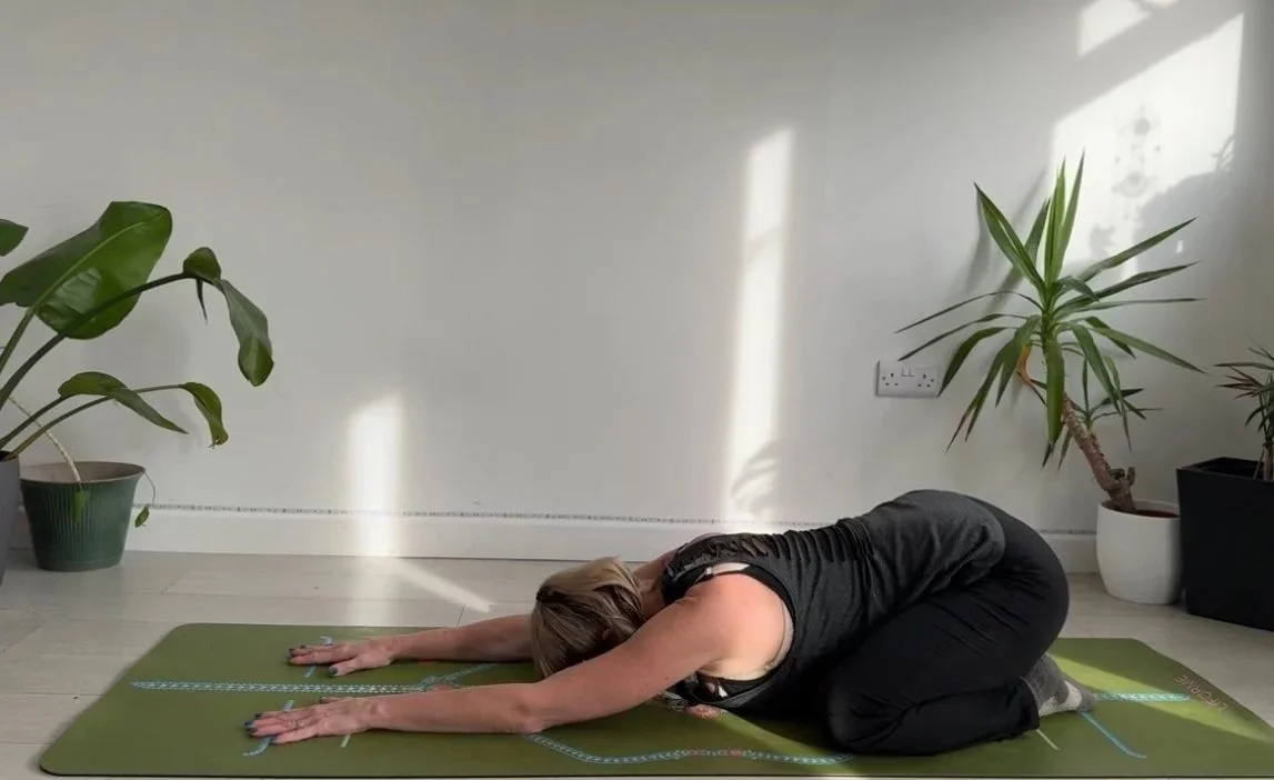Childs Pose - yoga for the back axial spa