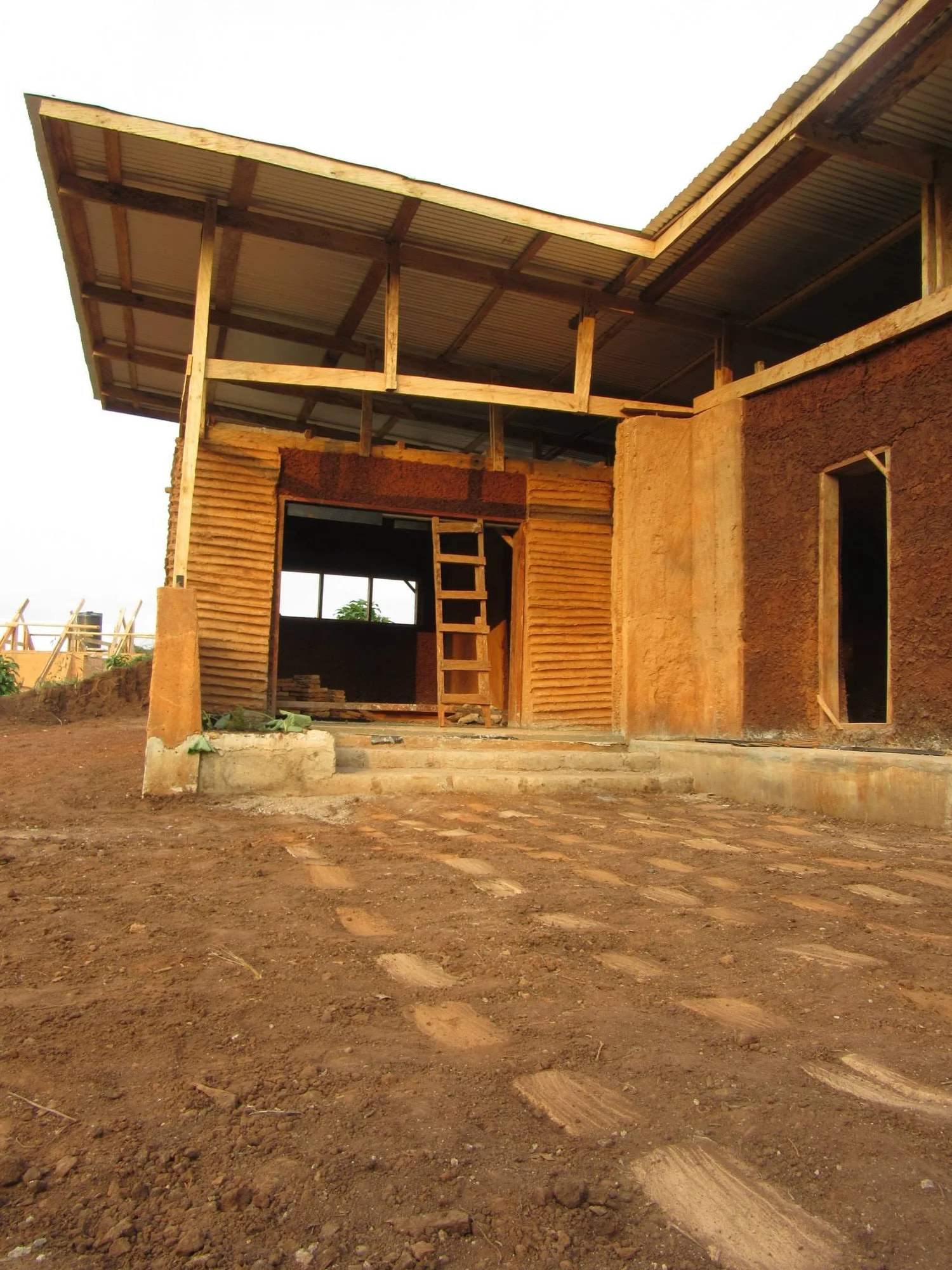 Mudhouse Exterior Angled View