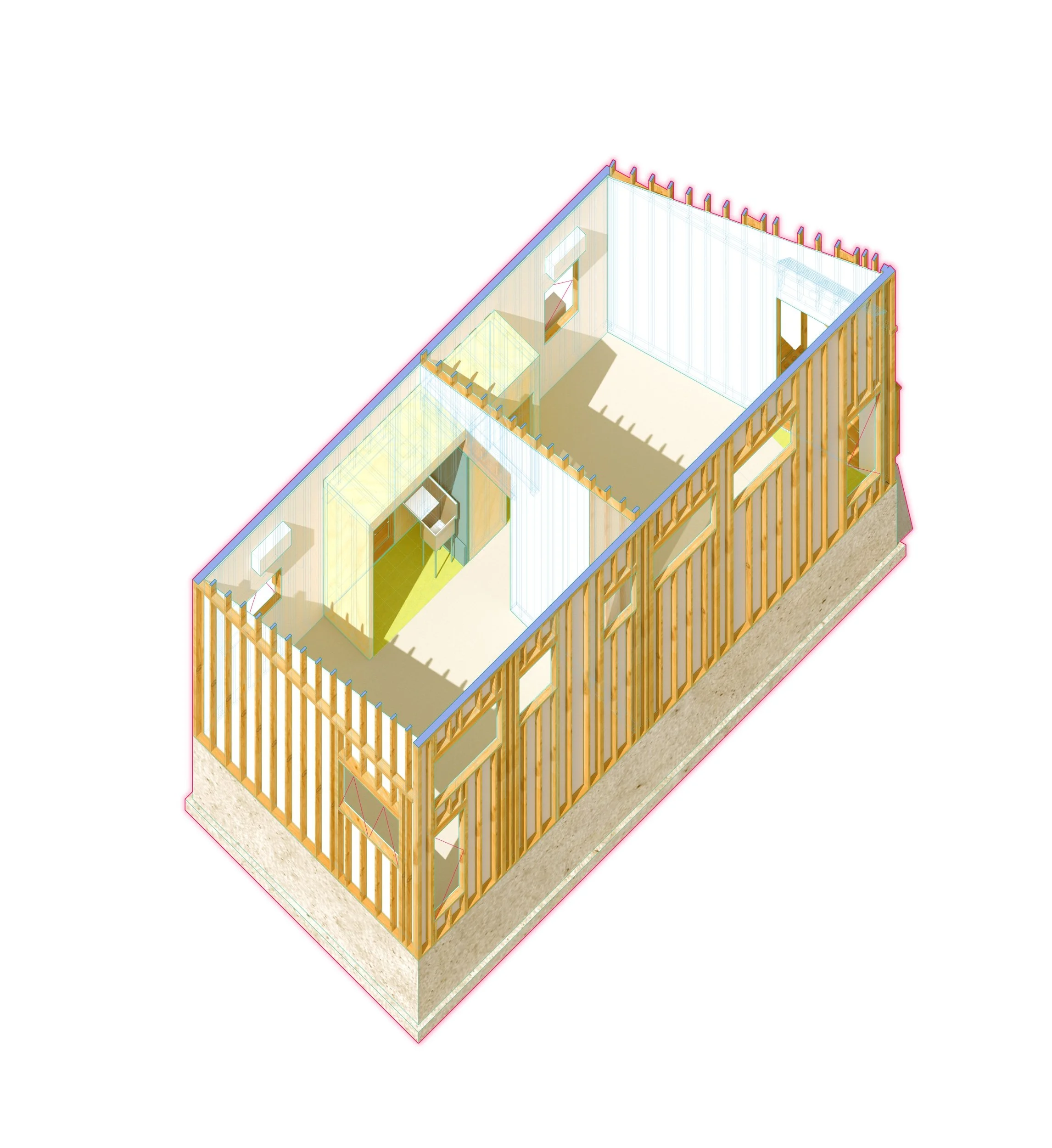 Floor Plan of the artists studios in Germantown NY