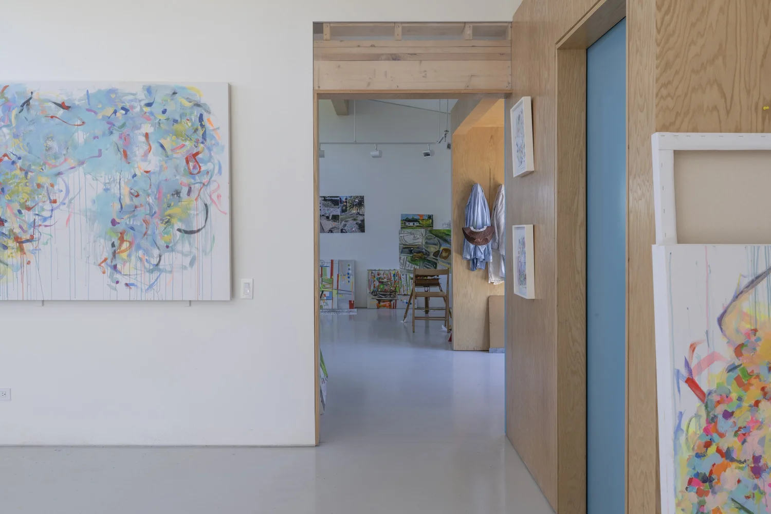 Hemp Art Studio, between the two studios