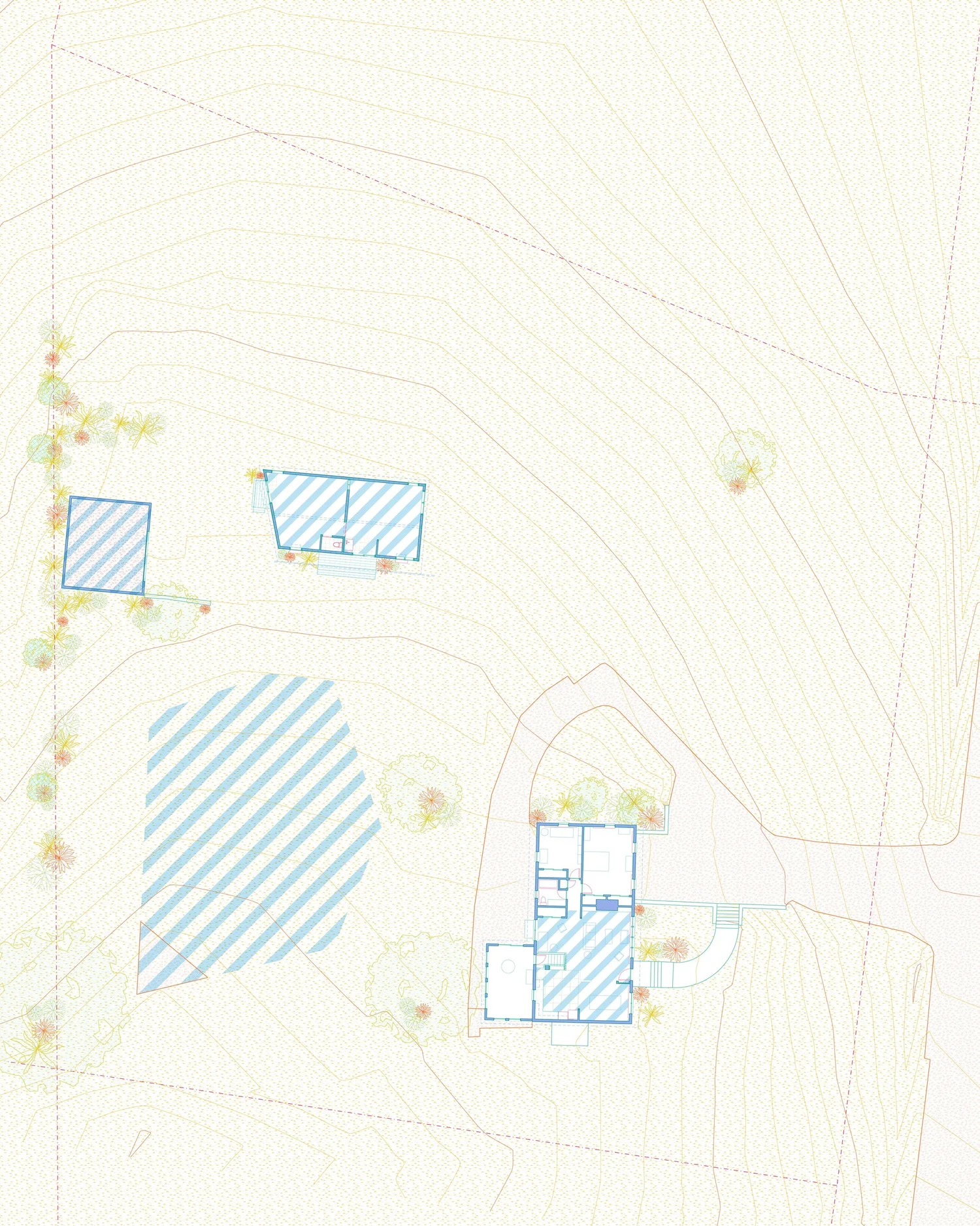 Drumlin House, site plan