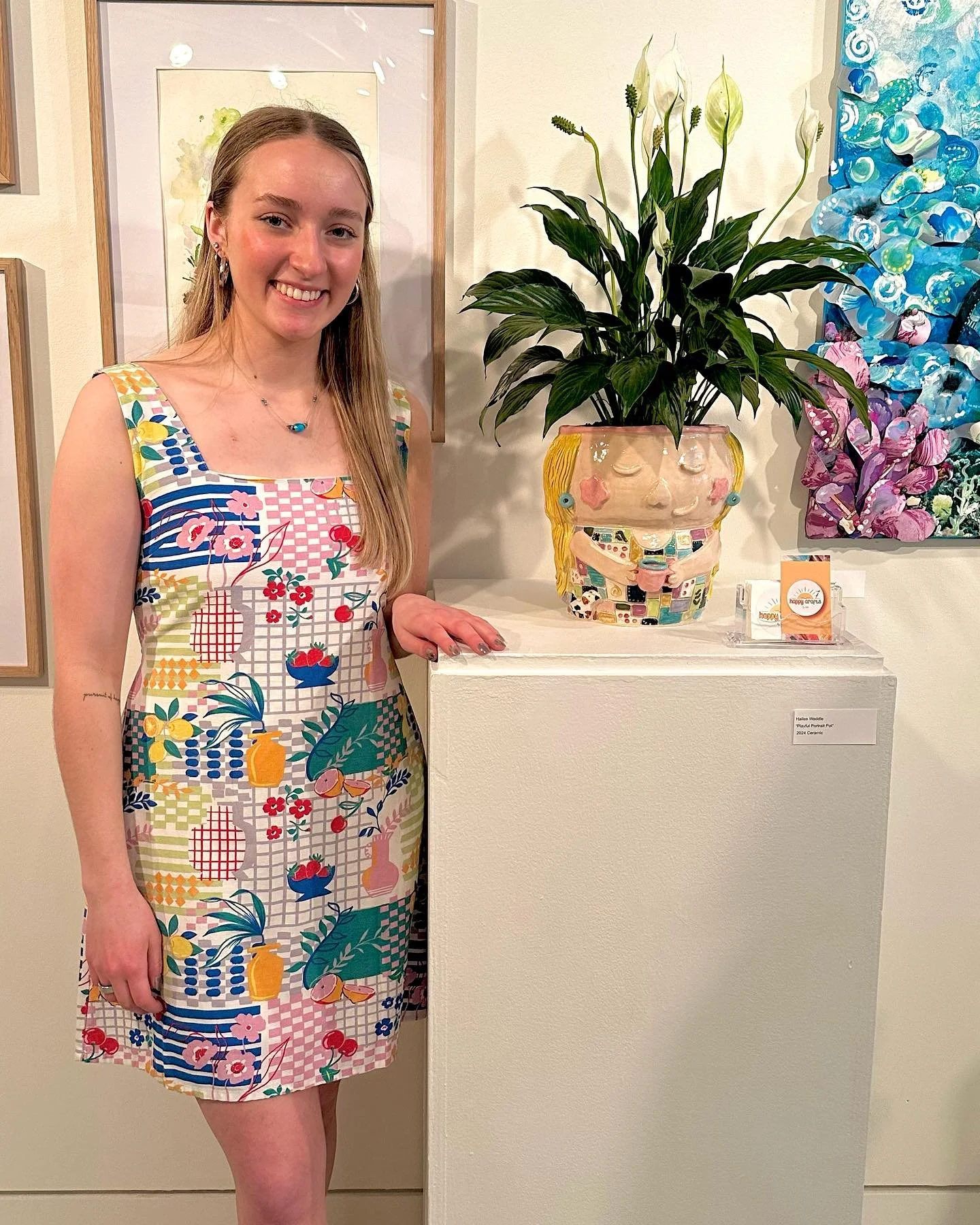 2025 BFA Show 2 Exhibition!! 💗👩🏼&zwj;🎨

I&rsquo;m very happy with how my artwork and display turned out and how it was perceived by the visitors of the gallery! It was so great to put my work over the past 4 years on display to show my style and 
