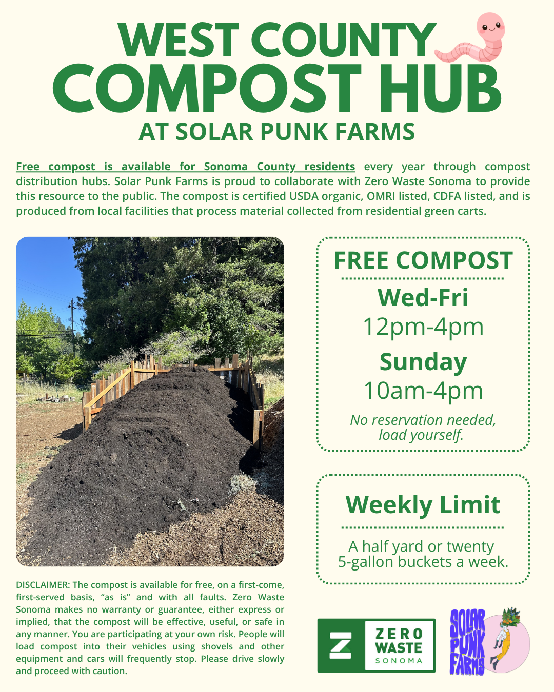 West Sonoma County Compost Hub — Solar Punk Farms