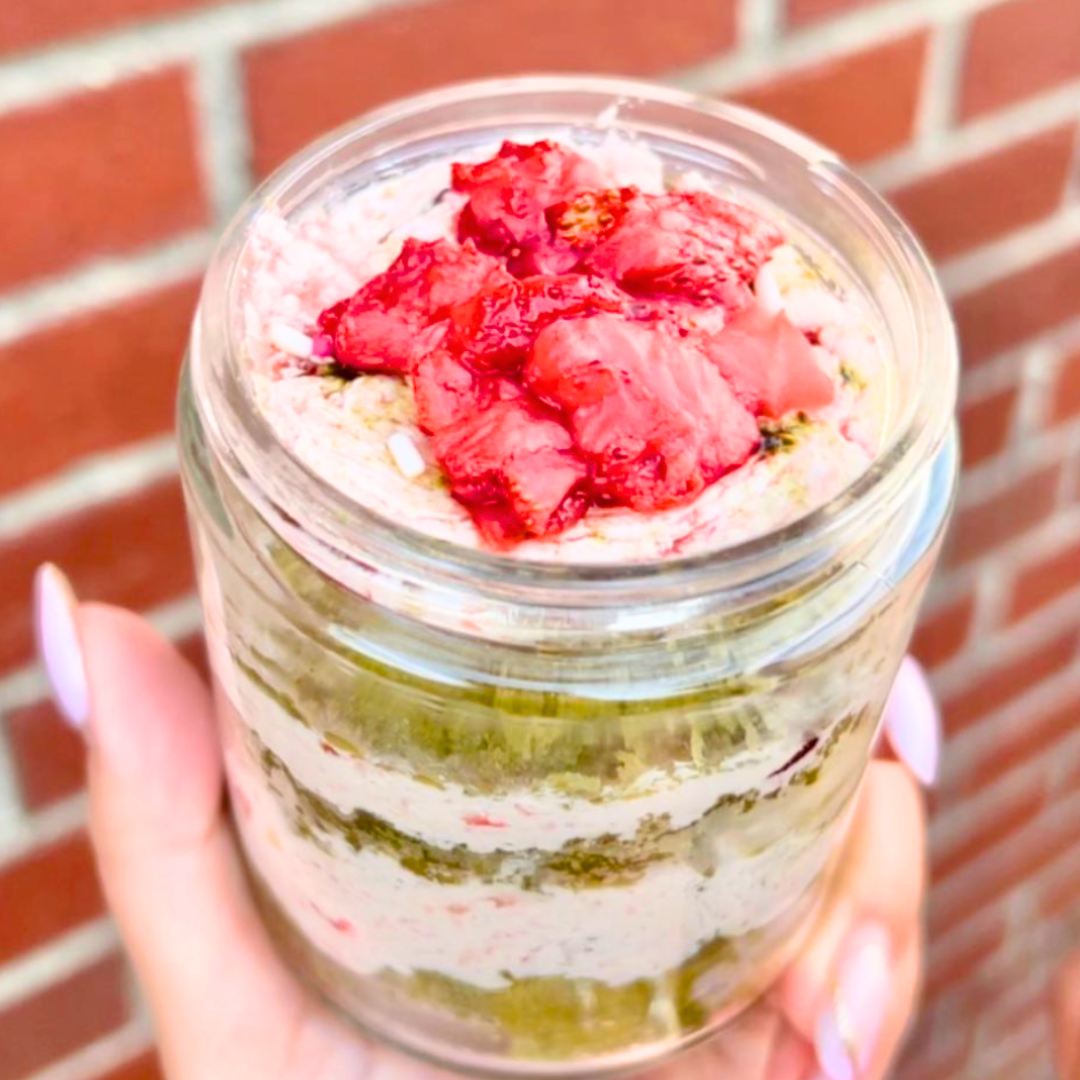 Matcha Cake Jars by Cake Jars