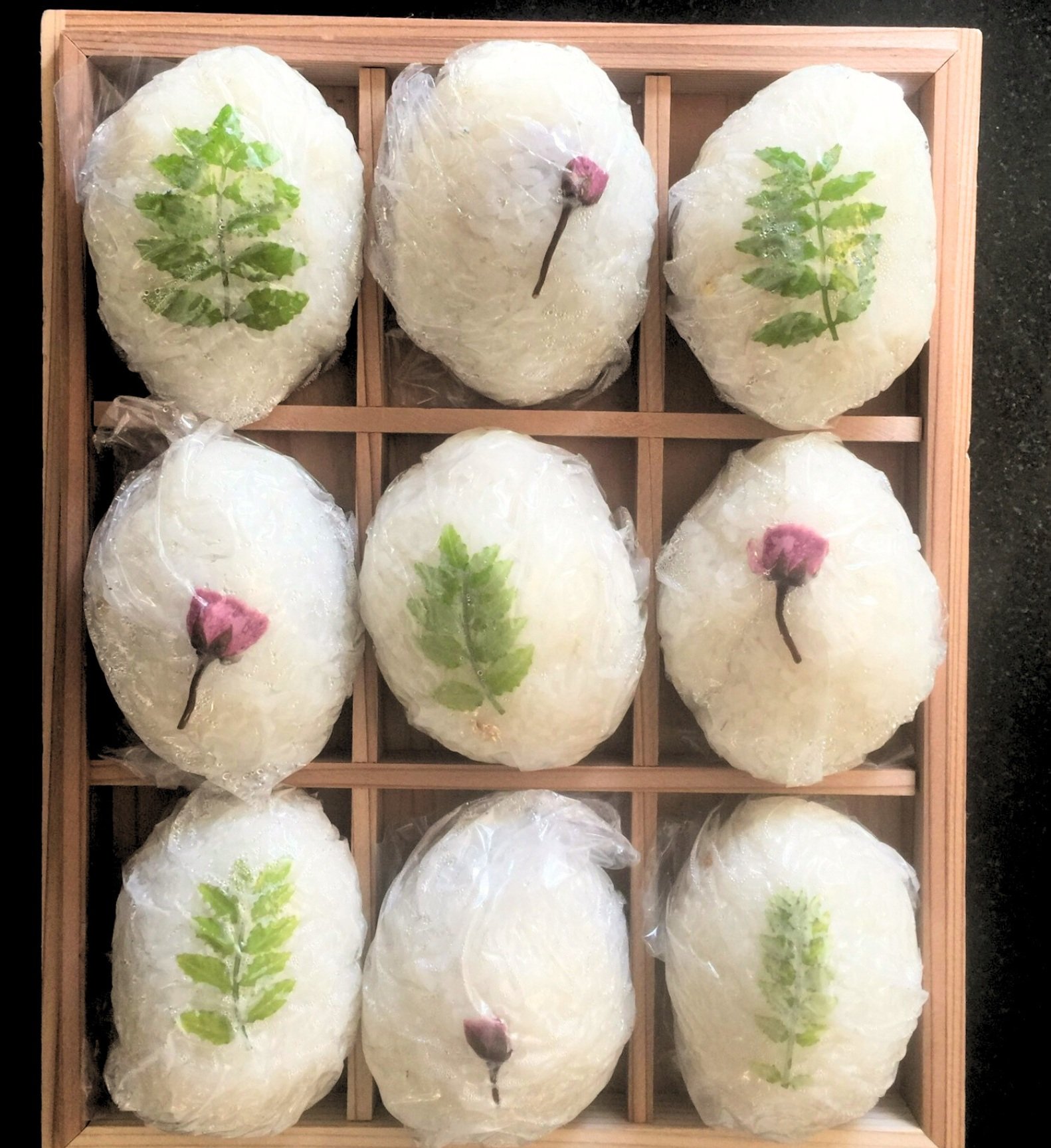 Sweet Rice balls, Mini bentos! by Nakaya Hakka 中屋