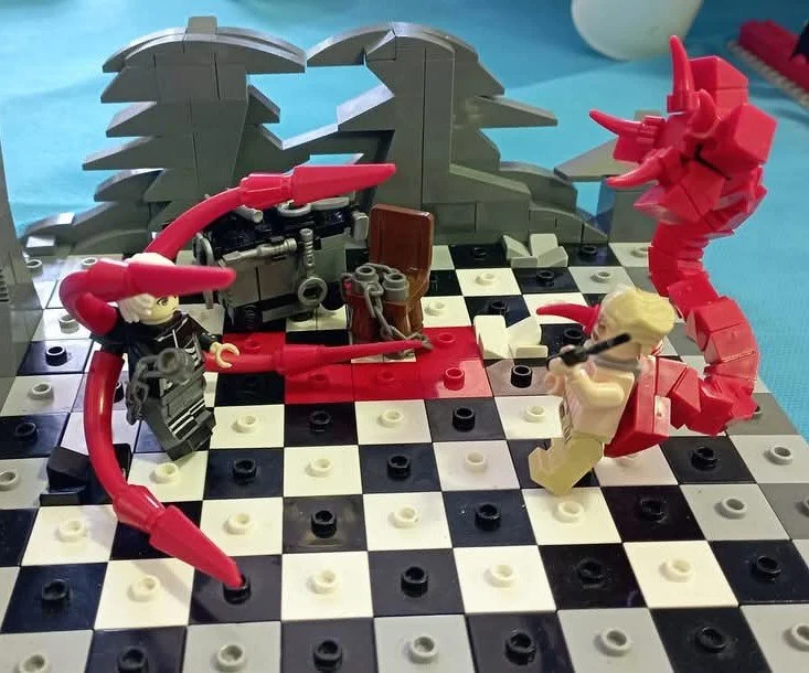 Manga Dioramas By Que des Briques