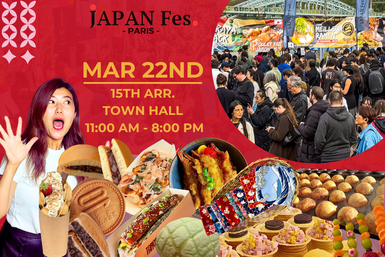 Mar 22nd | JAPAN Fes Paris @15th Arr. Town Hall