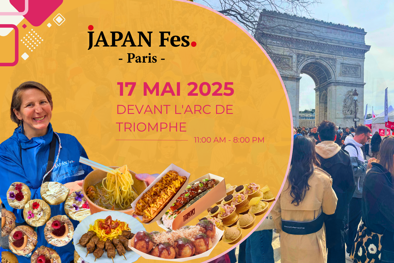 May 17th | JAPAN Fes Paris @In front of the Arc de Triomphe