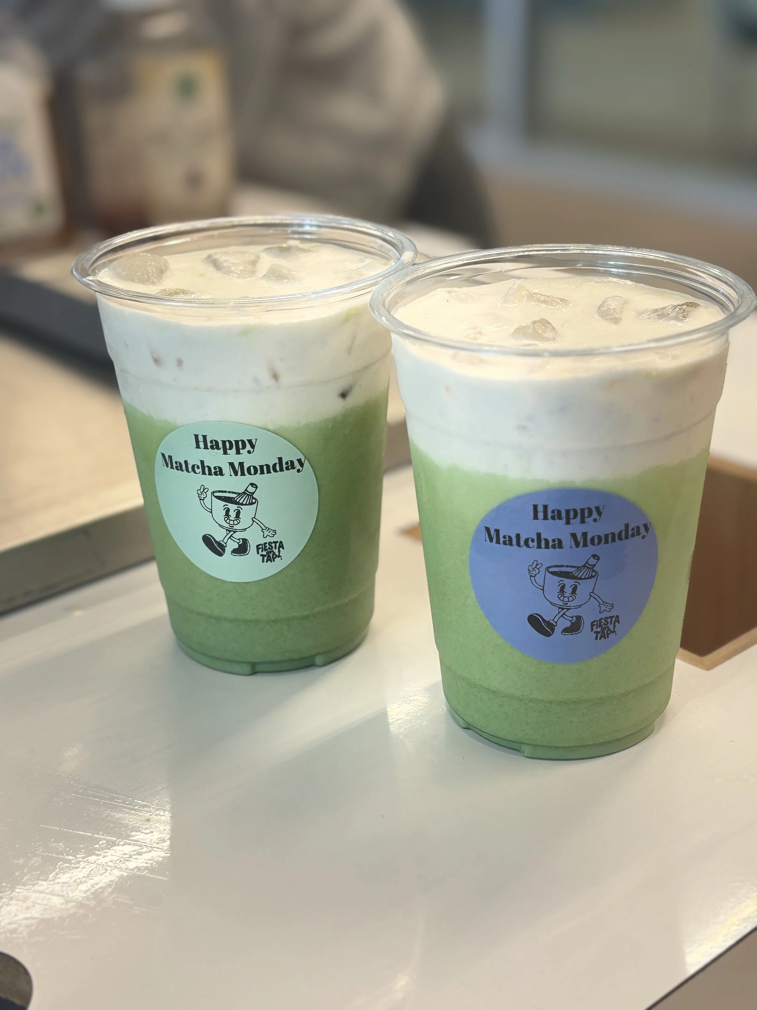 Matcha Beverages By Fiesta On Tap