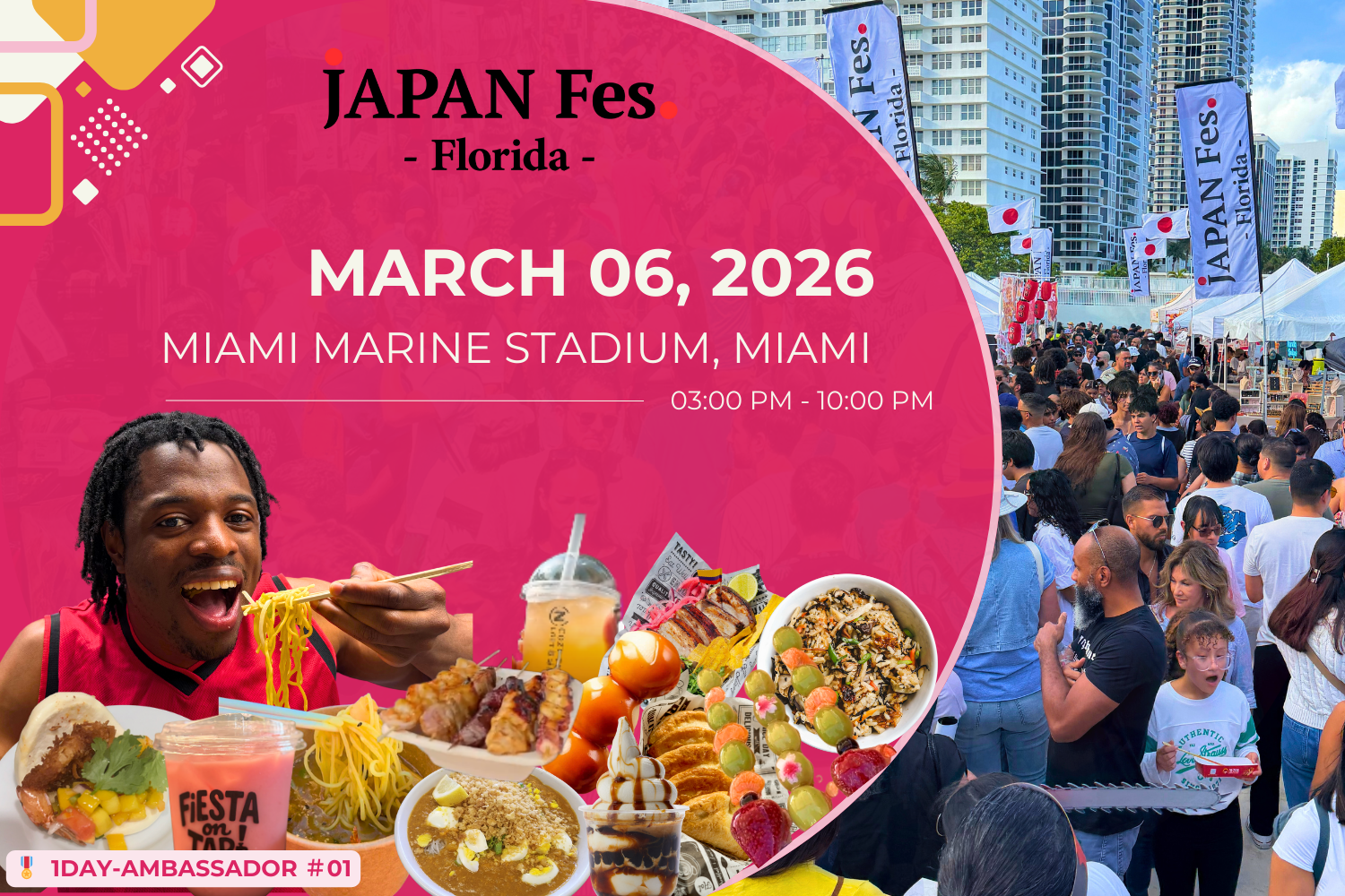Mar 6th | JAPAN Fes Florida @ Miami Marine Stadium