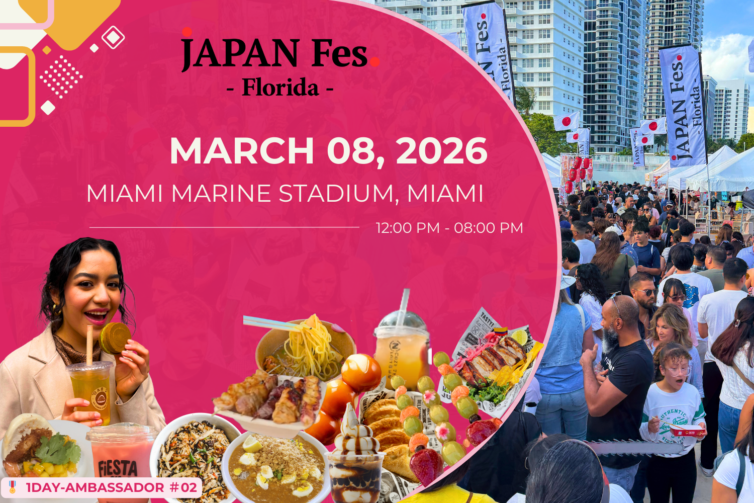 Mar 8th | JAPAN Fes Florida @ Miami Marine Stadium