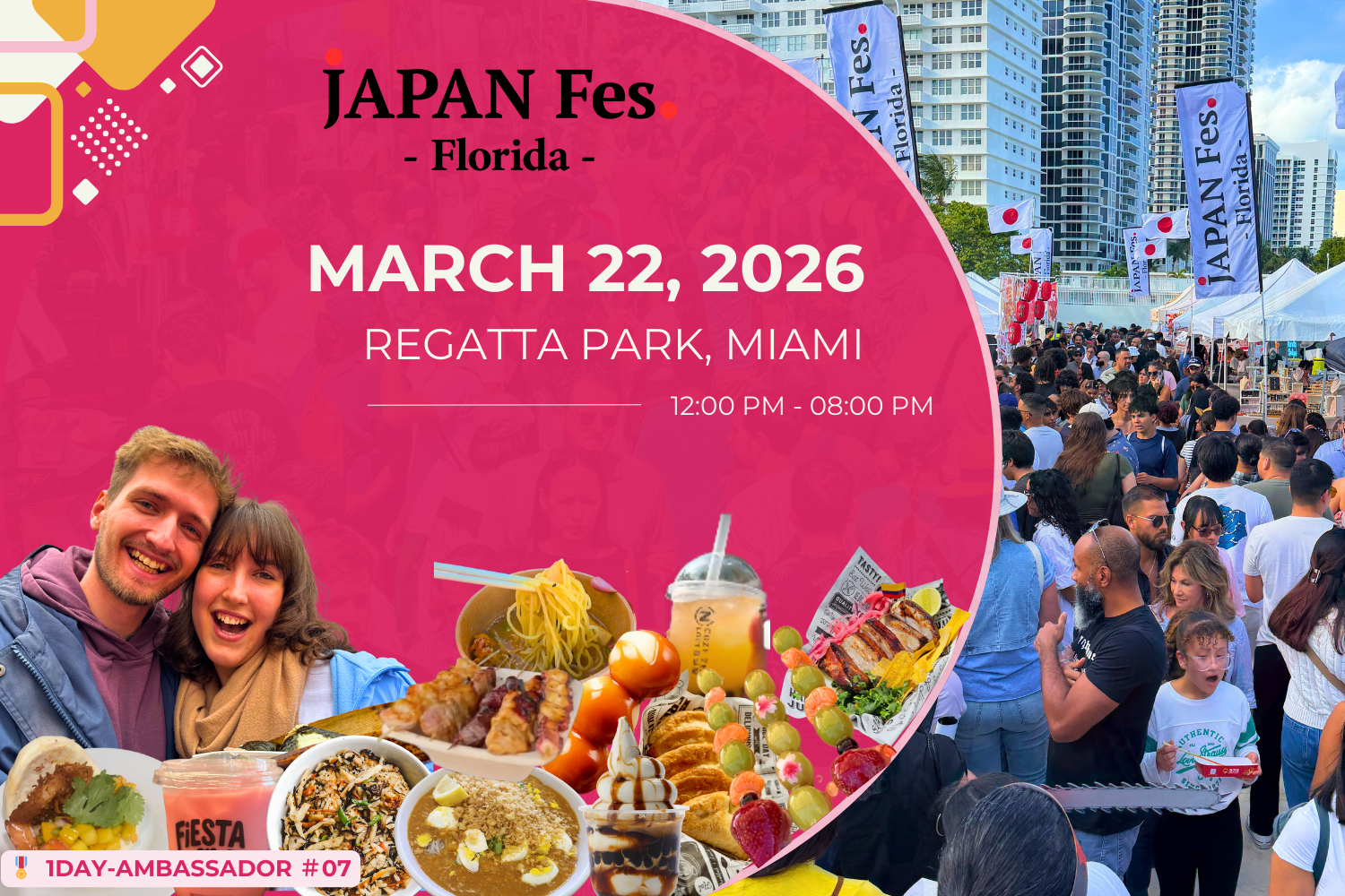 Mar 22nd | JAPAN Fes Florida @ Regatta Park, Miami
