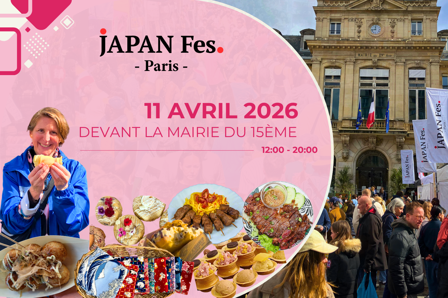 Apr 11th | JAPAN Fes Paris @15th Arr. Town Hall