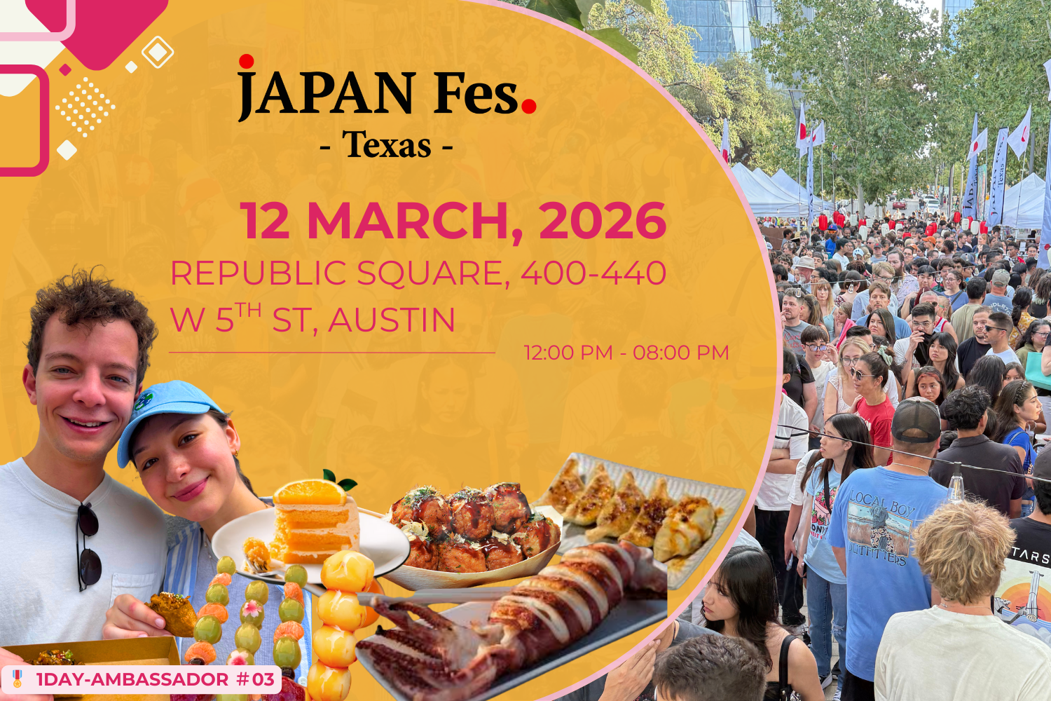 Mar 12th | JAPAN Fes Texas @Republic Square, Austin