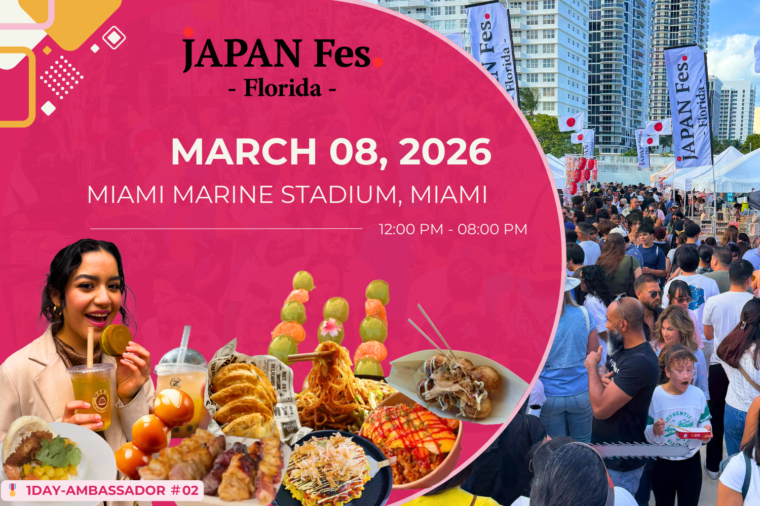 Mar 8th | JAPAN Fes Florida @ Miami Marine Stadium