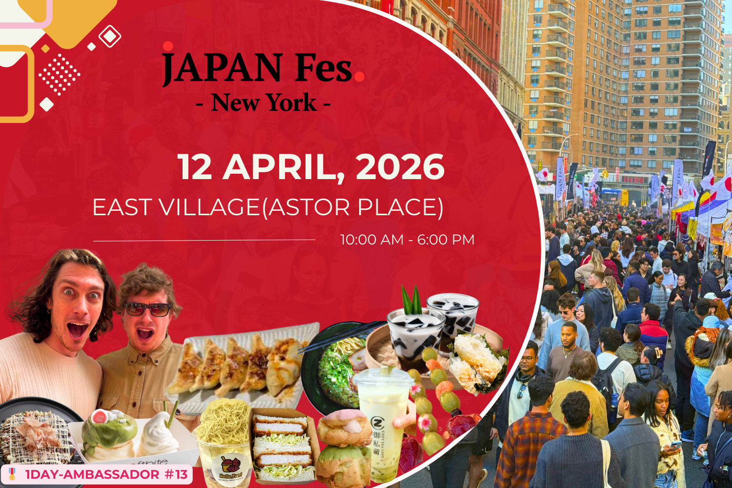 Apr 12th | JAPAN Fes New York @East Village