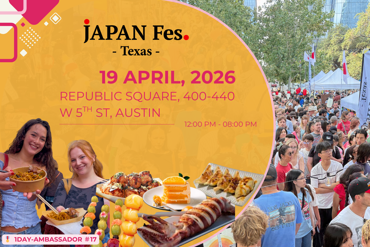 Apr 19th | JAPAN Fes Texas @Republic Square, Austin