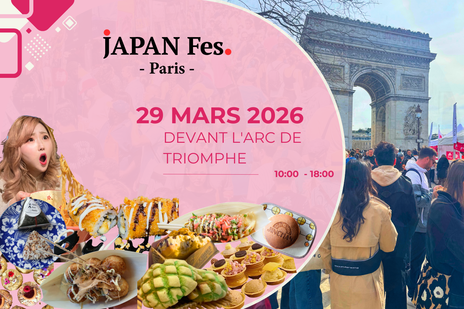 Mar 29th | JAPAN Fes Paris @Devant l'Arc deTriomphe