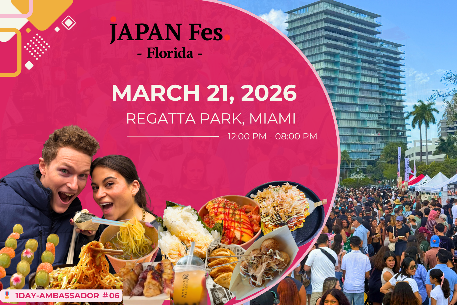 Mar 21st | JAPAN Fes Florida @ Regatta Park, Miami