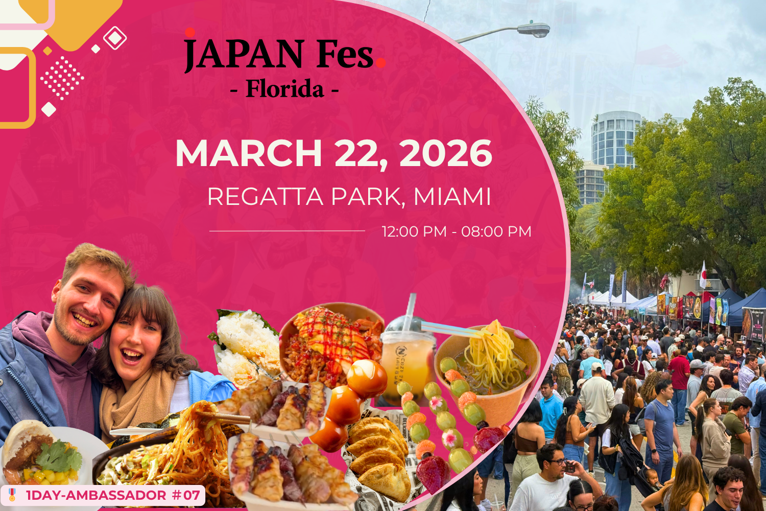 Mar 22nd | JAPAN Fes Florida @ Regatta Park, Miami