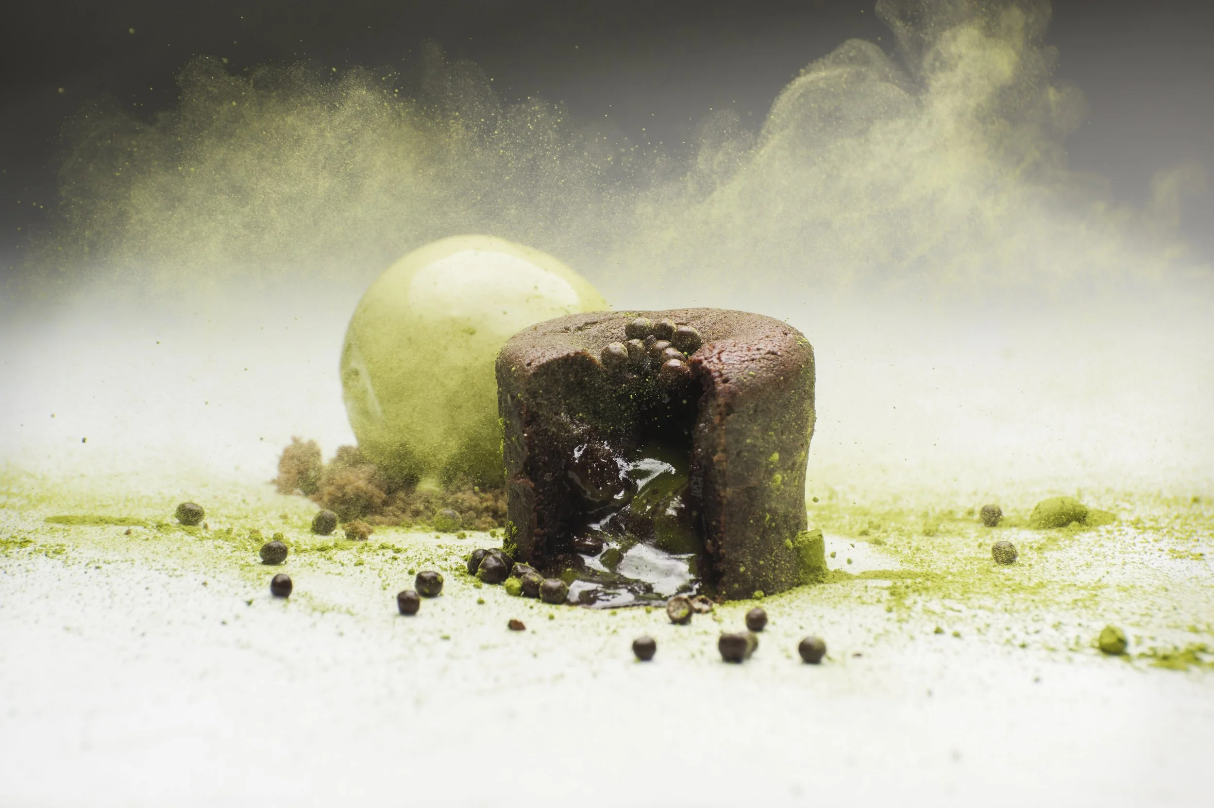 Matcha Lava Cake by Spot Dessert Bar