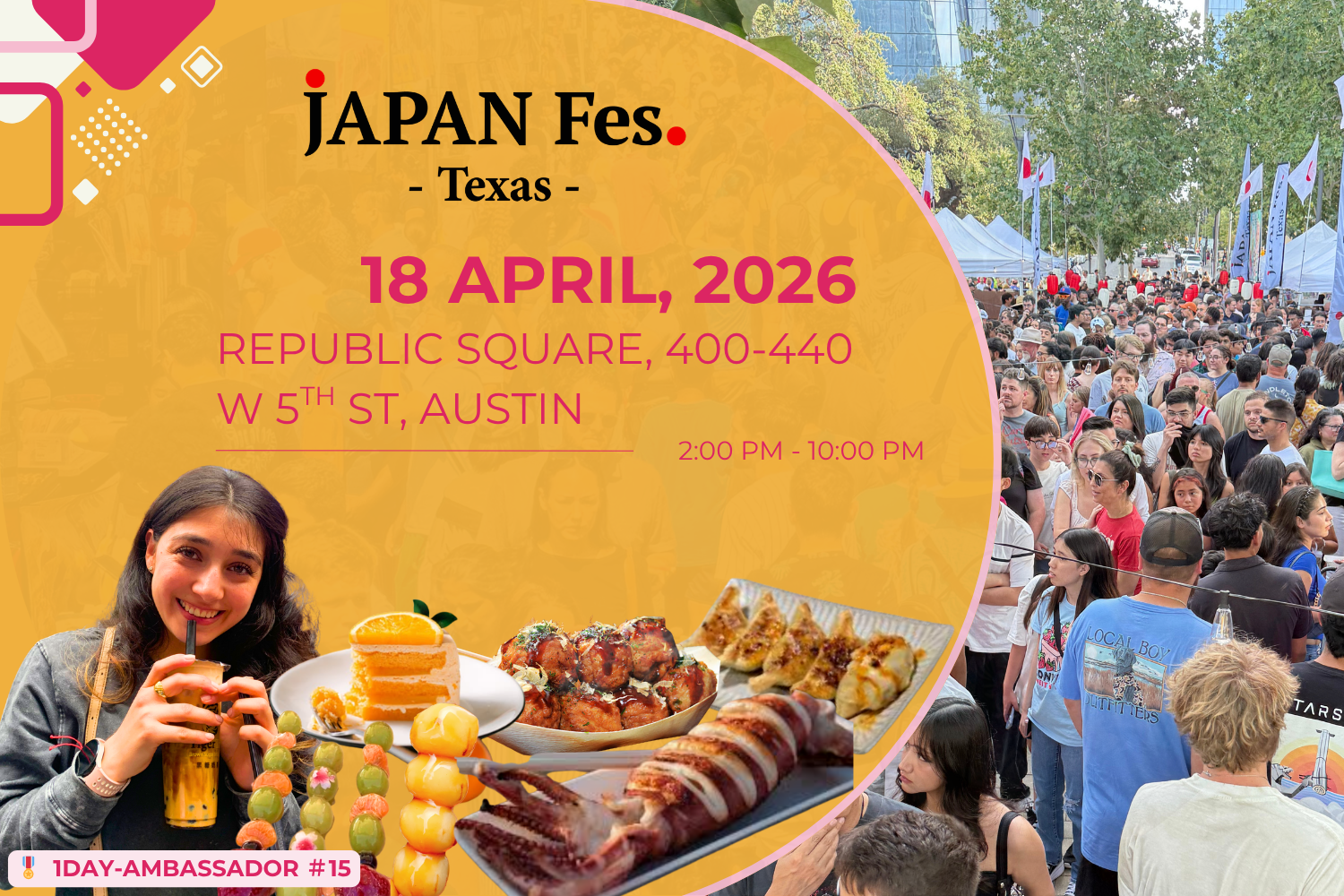 Apr 18th | JAPAN Fes Texas @Republic Square, Austin