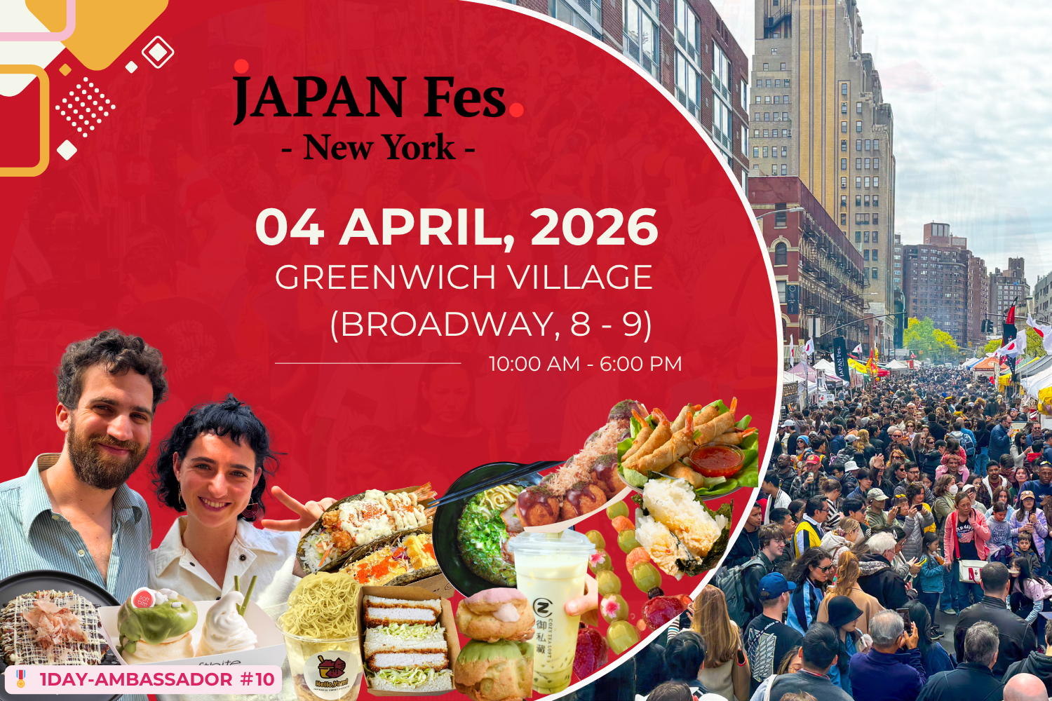 Apr 4th | JAPAN Fes New York @Greenwich Village
