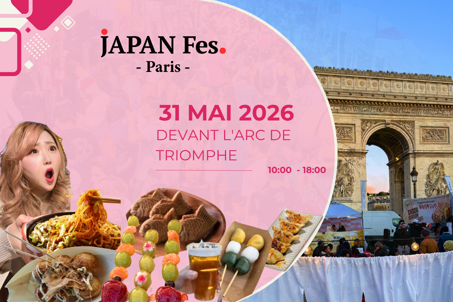 May 31st | JAPAN Fes Paris @Devant l'Arc deTriomphe