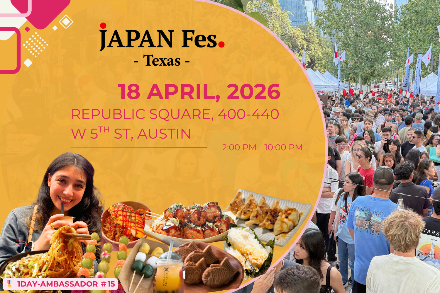 Apr 18th | JAPAN Fes Texas @Republic Square, Austin
