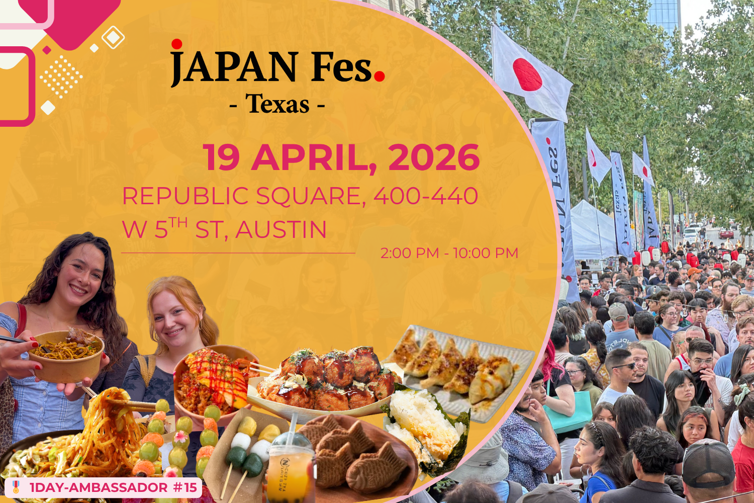 Apr 19th | JAPAN Fes Texas @Republic Square, Austin