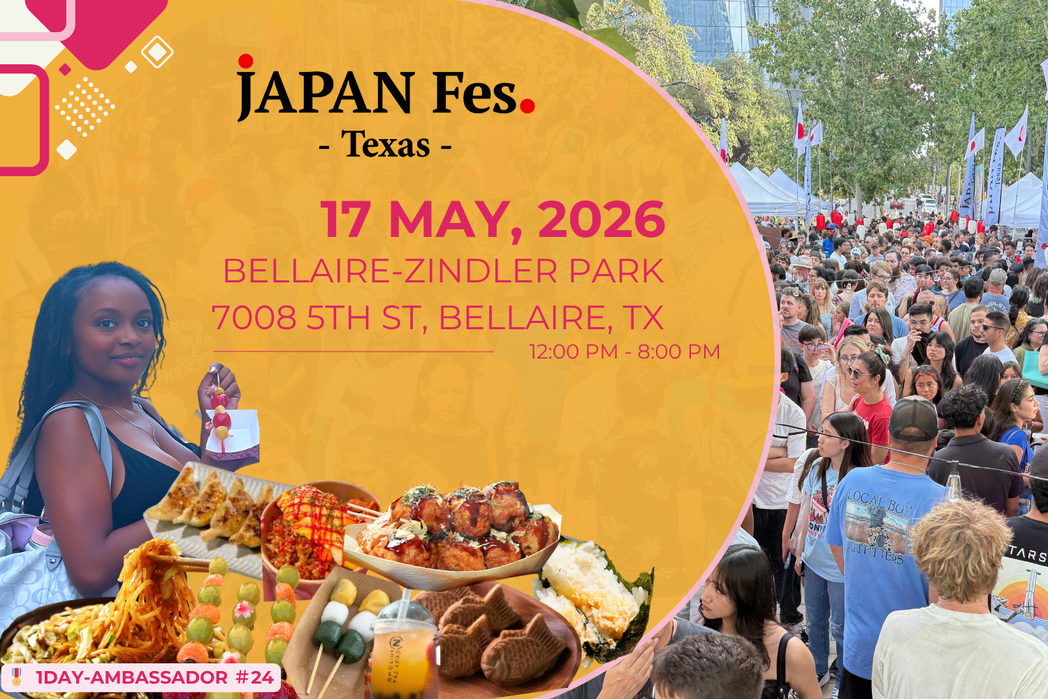May 17th | JAPAN Fes Texas @Bellaire Zindler Park, TX