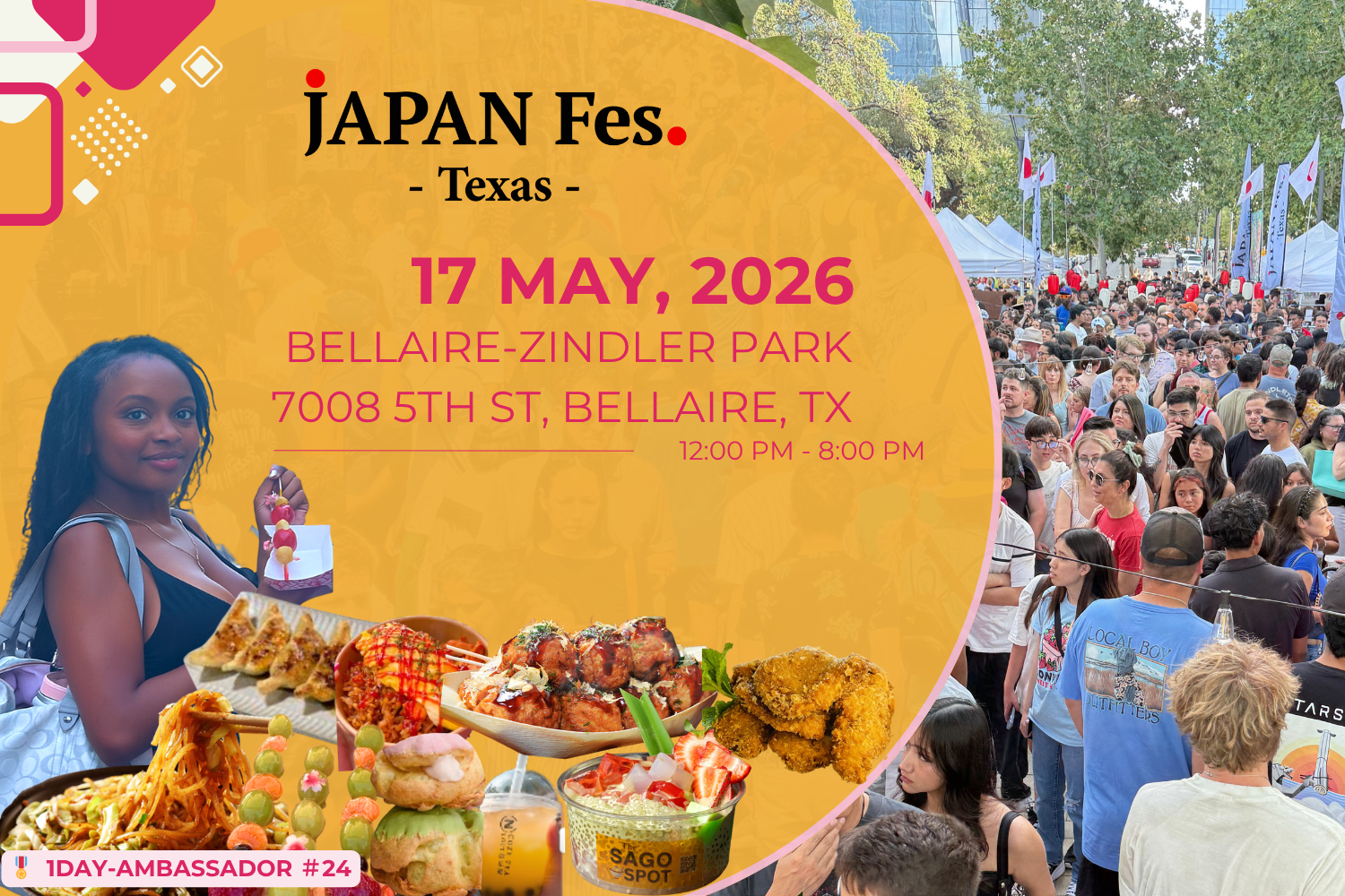 May 17th | JAPAN Fes Texas @Bellaire Zindler Park, TX