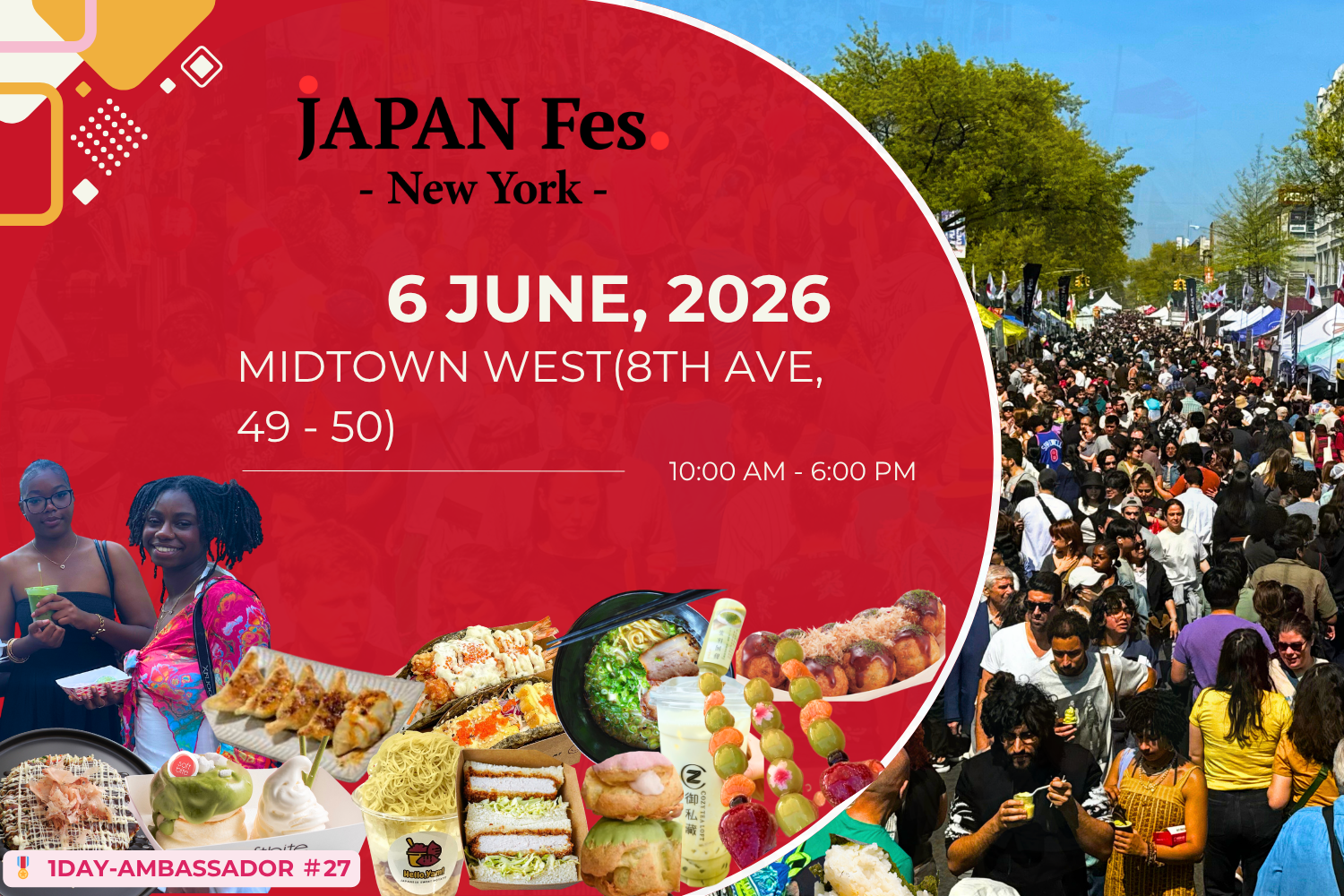 Jun 6th | JAPAN Fes New York @Midtown West
