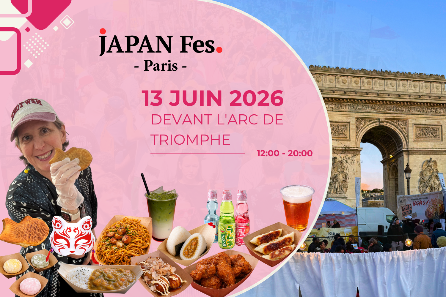 Jun 13th | JAPAN Fes Paris @Devant l'Arc deTriomphe