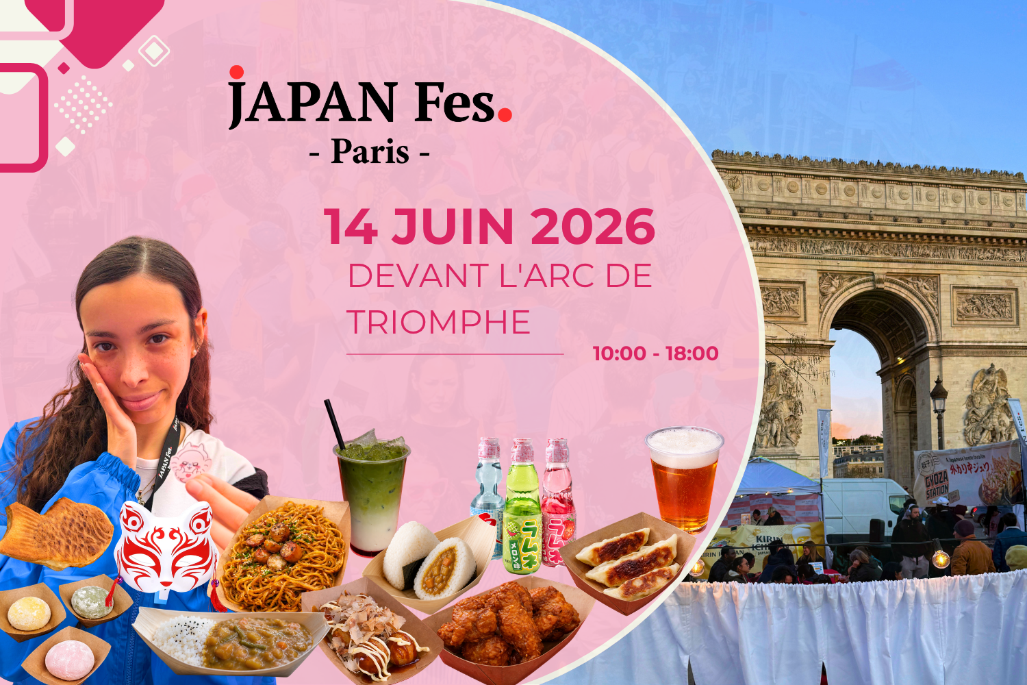 Jun 14th | JAPAN Fes Paris @Devant l'Arc deTriomphe
