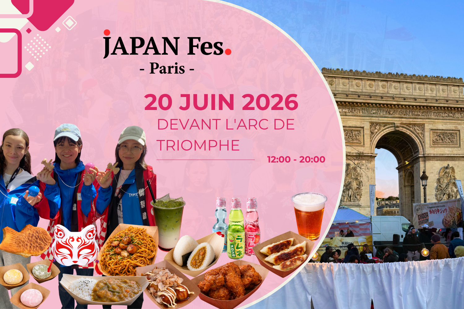 Jun 20th | JAPAN Fes Paris @Devant l'Arc deTriomphe