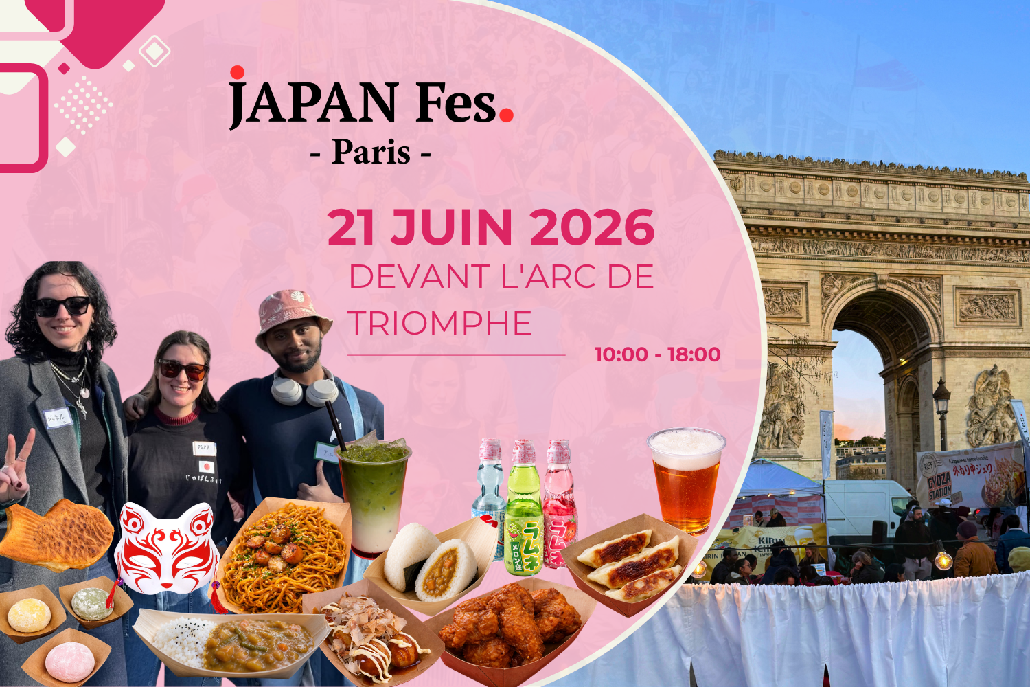Jun 21st | JAPAN Fes Paris @Devant l'Arc deTriomphe