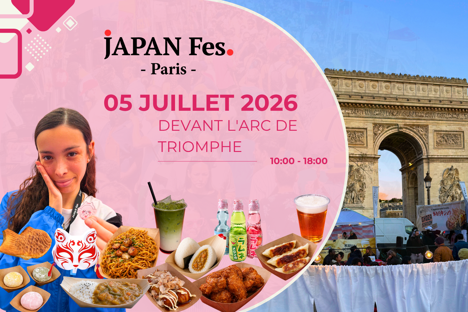 Jul 5th | JAPAN Fes Paris @Devant l'Arc deTriomphe