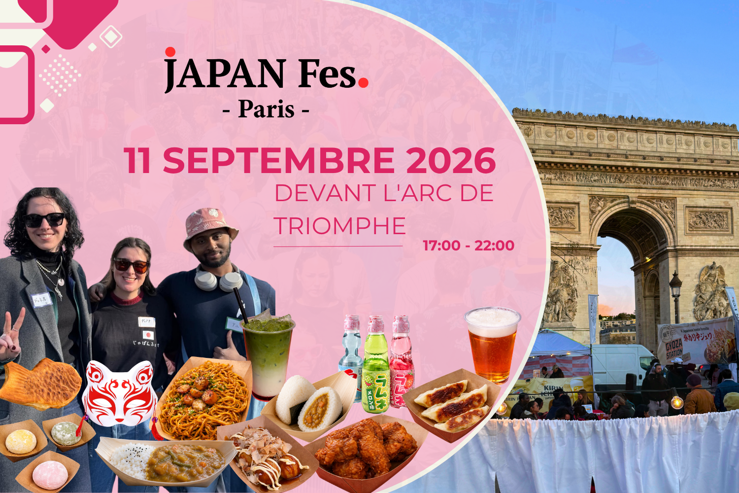 Sep 11th | JAPAN Fes Paris @Devant l'Arc deTriomphe