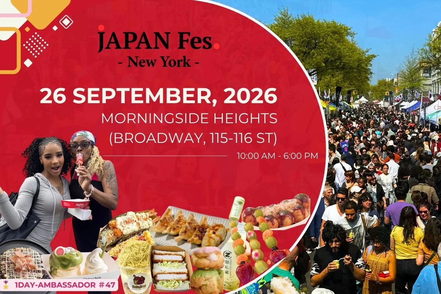 Sep 26th | JAPAN Fes New York @Morningside Heights