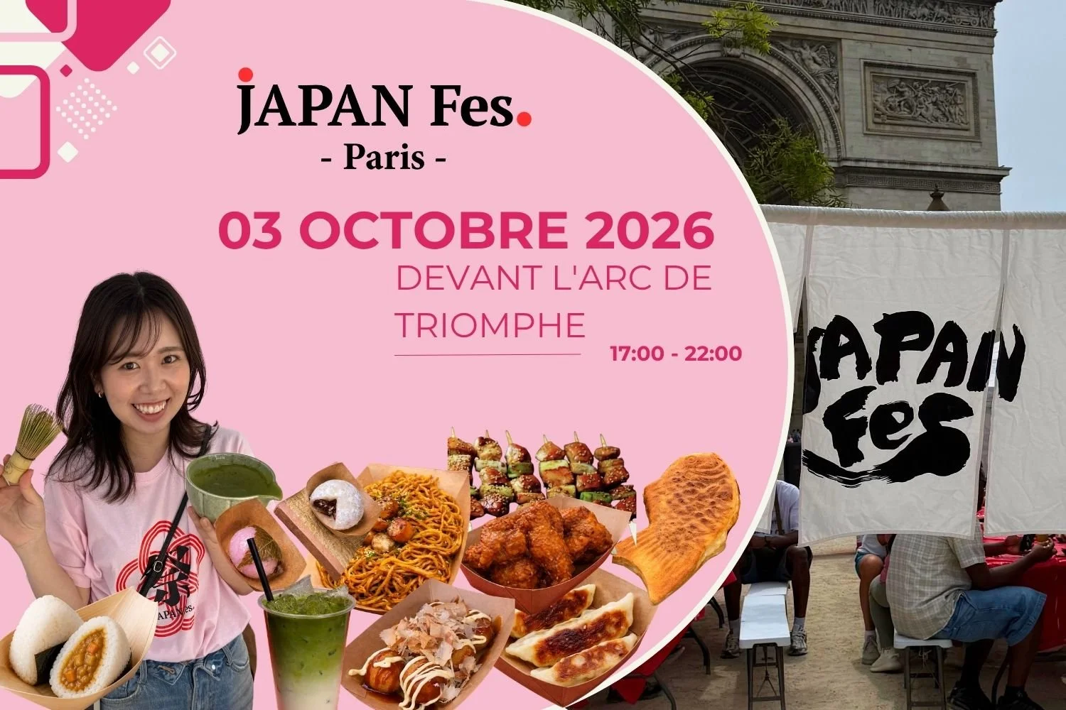 Oct 3rd | JAPAN Fes Paris @Devant l'Arc deTriomphe
