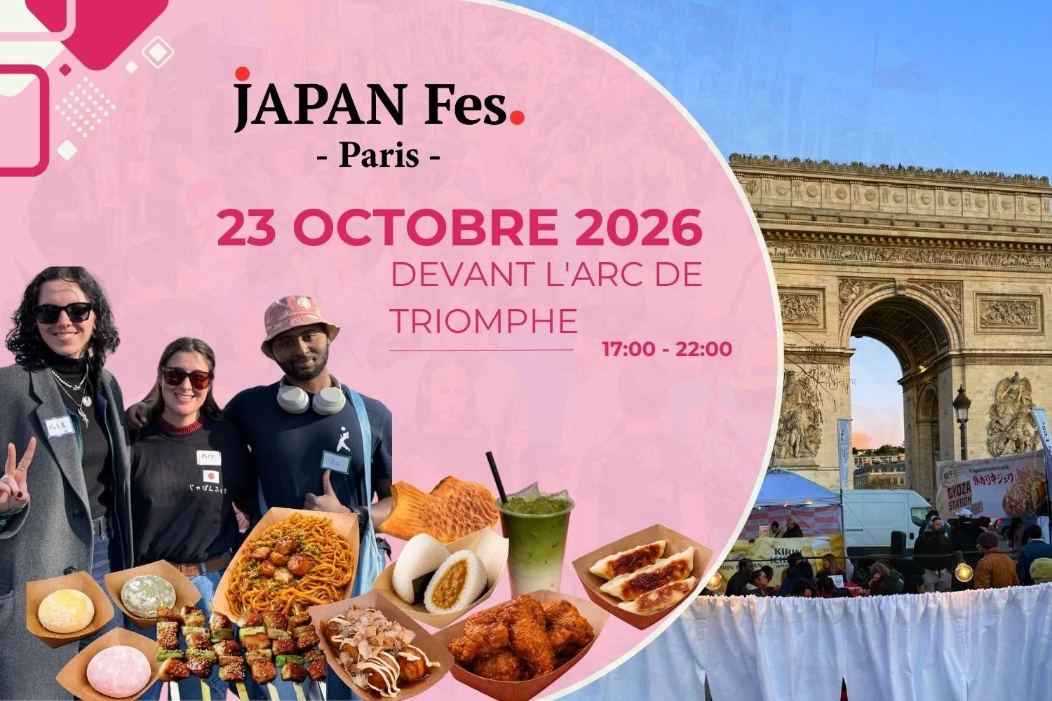 Oct 23rd | JAPAN Fes Paris @Devant l'Arc deTriomphe