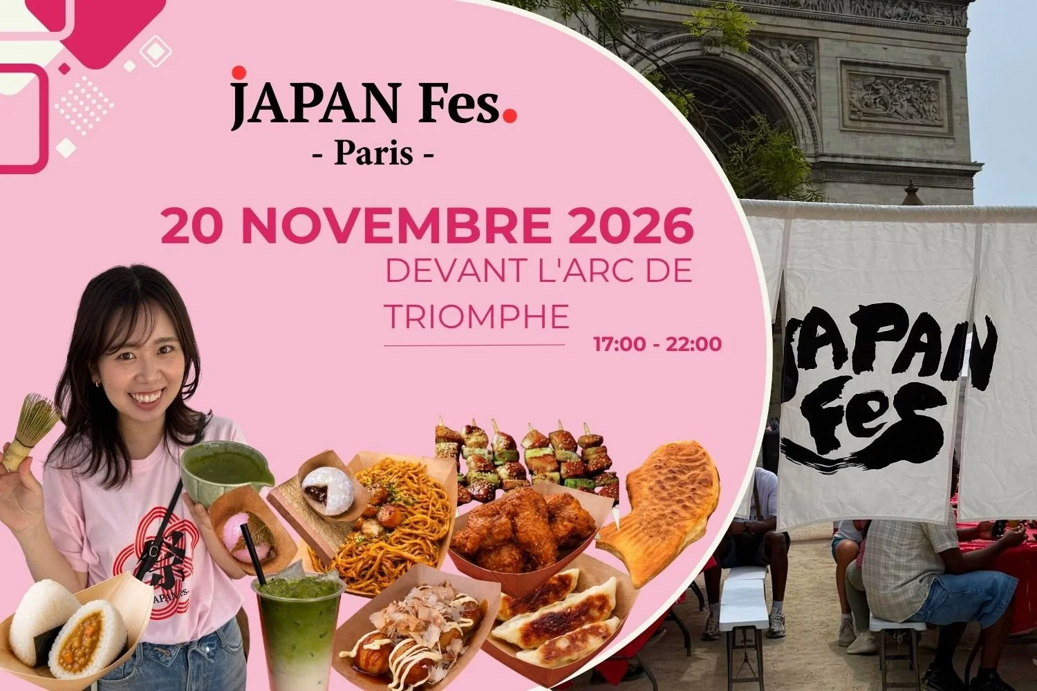Nov 20th | JAPAN Fes Paris @Devant l'Arc deTriomphe