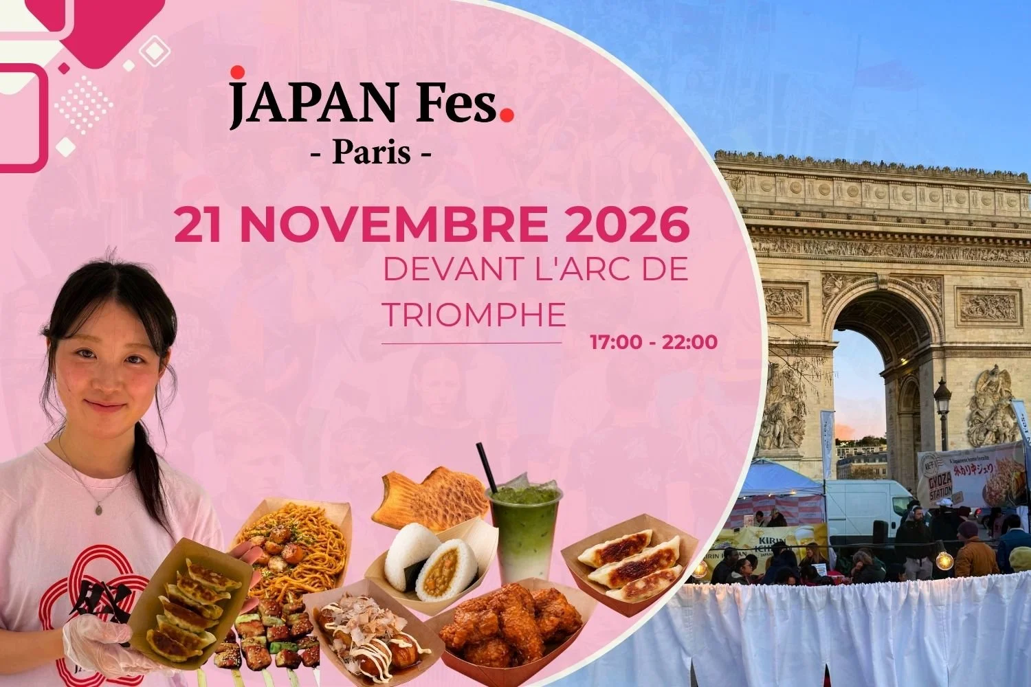 Nov 21st | JAPAN Fes Paris @Devant l'Arc deTriomphe