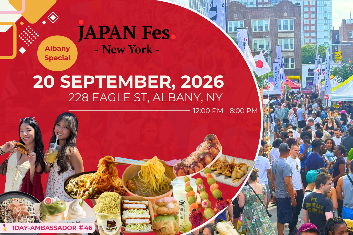 JAPAN Fes New York Makes Its Albany Debut This Year on September 20 &amp; October 16!